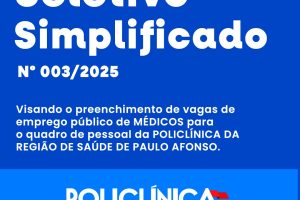 Processo Seletivo Simplificado nº 03/2025