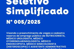 Policlínica Regional de Saúde de Paulo Afonso abre Processo Seletivo Simplificado
